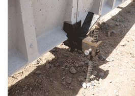 trench drain installation device