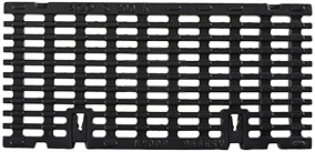 Iron longitudinal grate