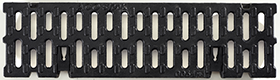 Iron slotted grate