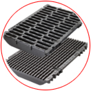 wide choice of grates